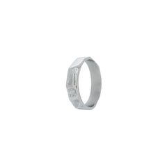 Hammered Slim Ring