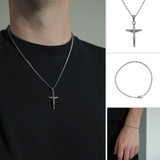 Crucifix Pendant Set