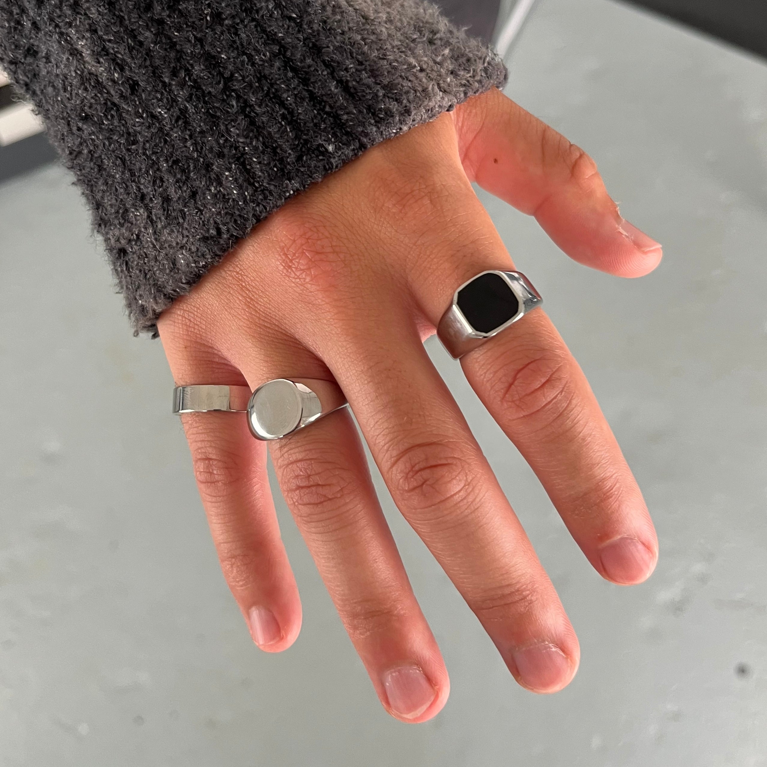 Silver rings for men, made for everyday wear