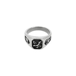 eagle silver signet ring for him
